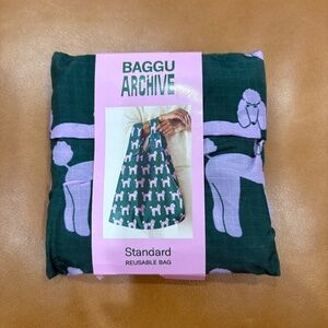 NWT Baggu Standard Reuseable Bag in Archive Poodle Print